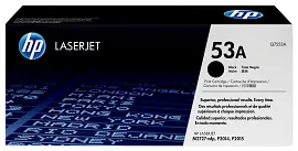 HP 53A Black Original LaserJet Toner Cartridge, Q7553A