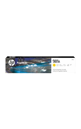 HP 981A Yellow Original PageWide Cartridge, J3M70A