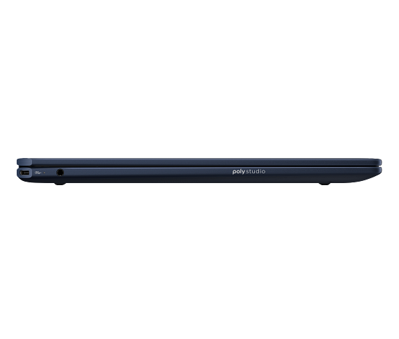 PORT HP.14' U7-256V IRIS OLED 400NITS OMNI X360 16G 1TB SSD W11H (T) AZUL 13 24C2-OmniBook - Conjunto de 14 núcleos não FPR azul atmosférico, perfil direito, branco, preto