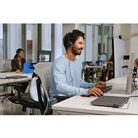 HP C01B3A6 Poly Mission 425 Stereo USB Wired Headset Classic (Bulk)