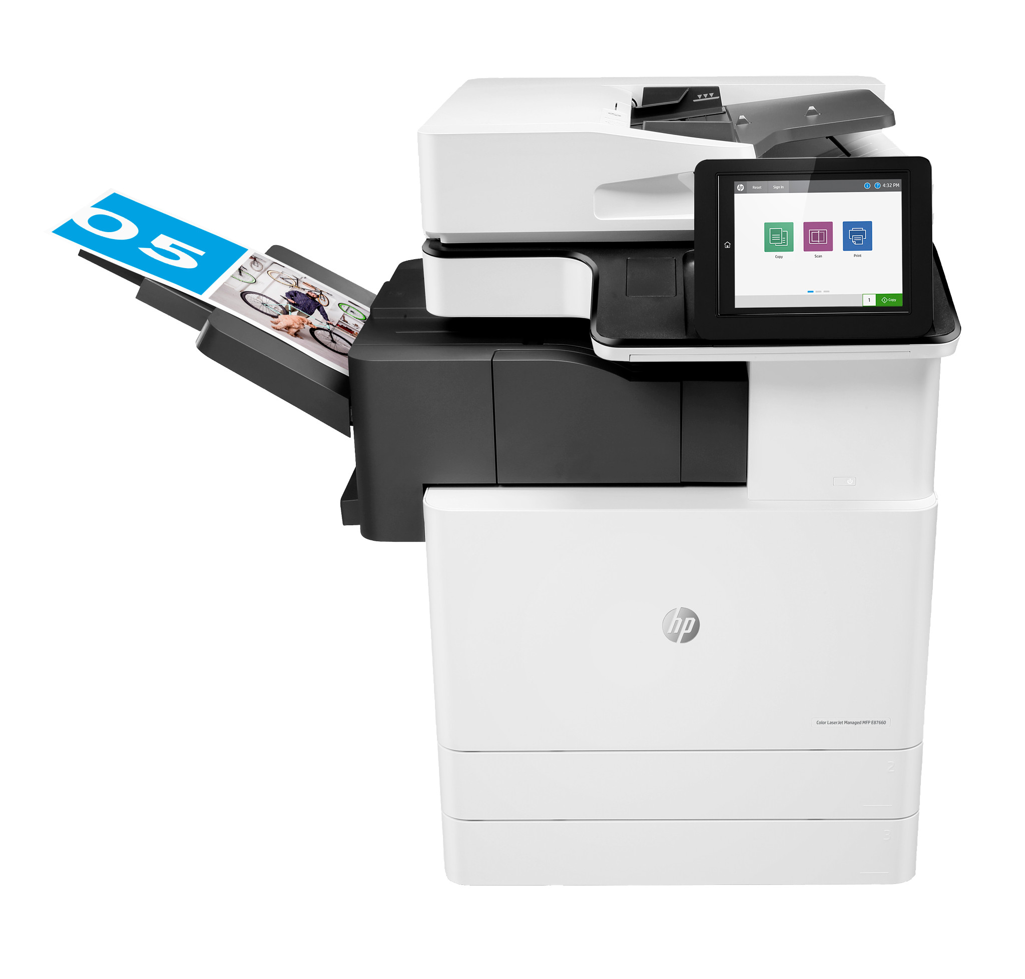 MFP HP Color LaserJet Managed Flow E87650z - Velocidade 50 ppm