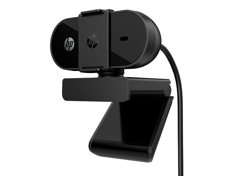 22C1 - HP 325 FHD Webcam Jetblack CameraCoverON Coreset FrontLeft Open