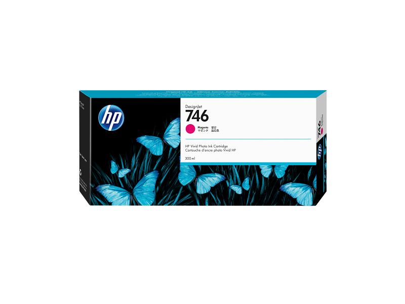 HP 746 300-ml Magenta DesignJet Ink Cartridge