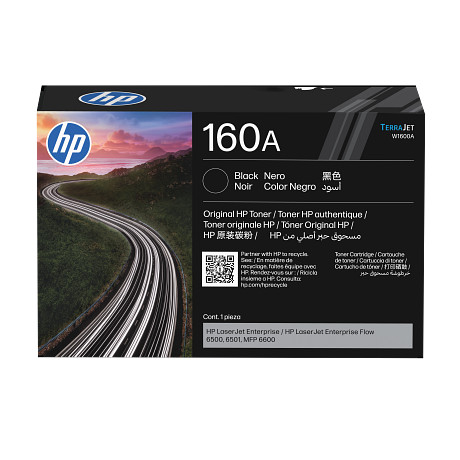 HP 160A W1600A eredeti fekete LaserJet Enterprise 6500 6501 6600 tonerkazetta (10500 old.)