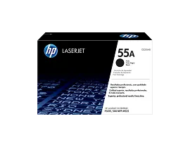 HP 55A Black Original LaserJet Toner Cartridge, CE255A