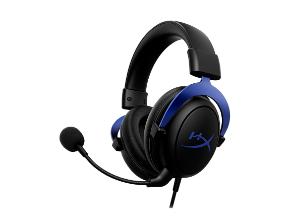 Photos - Headphones HyperX Cloud Cloud Gaming Headset A3RL9AA (Black-Blue)