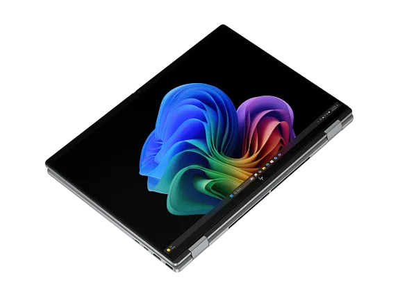 HP OmniBook X Flip 2-in-1 Laptop Next Gen AI 16-ar0087nr 16", Touch screen, Windows 11 Home, AMD Ryzen™ AI 7, 32GB RAM, 1TB SSD, 3K, Meteor silver