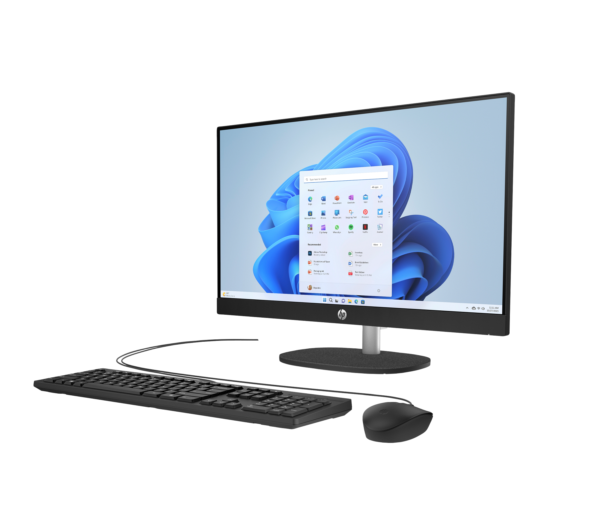 HP Win11 ProDesk hp 23.8'モニター デスクトップPCフルセット - 快速