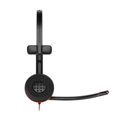 Poly Blackwire 3210 Monaural USB-C Headset +USB-C/A Adapter