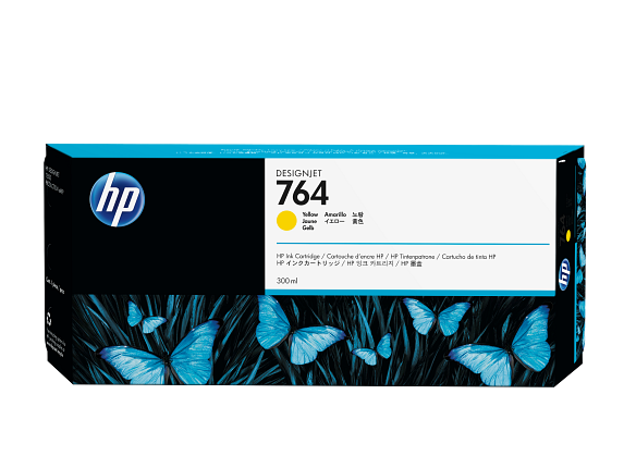 Photos - Ink & Toner Cartridge HP 764 300-ml Yellow DesignJet Ink Cartridge, C1Q15A C1Q15A