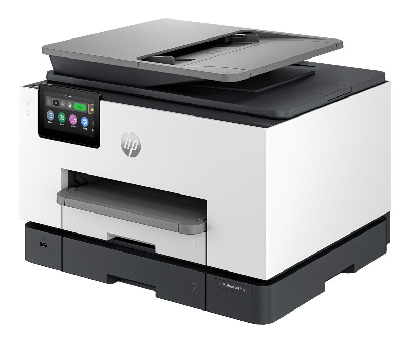 HP OFFICEJET PRO 9130 (25/20) 4.3' ADF 2-SIDED 6 HP OfficeJet Pro Hi não PDL Cement Catalog Branco BG Frente Esquerda