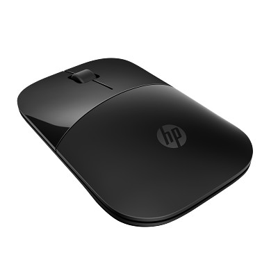 2c16 - HP Wireless Mouse Z3700 Jack Black, matte/glossy finish Catalog, Rear Left Facing