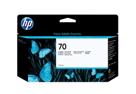 HP 70 130-ml Photo Black DesignJet Ink Cartridge, C9449A
