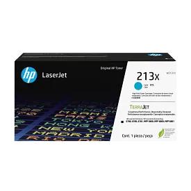 HP 213X High Yield Cyan Original LaserJet Toner Cartridge, W2131X