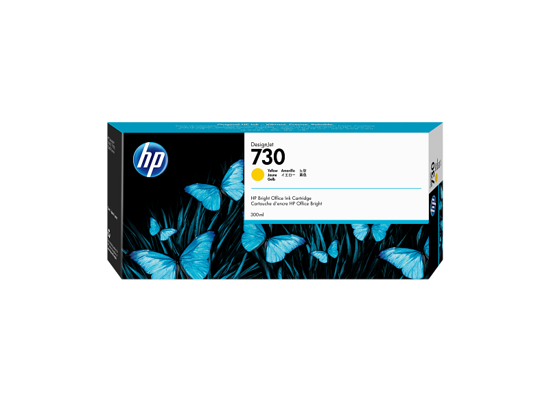 HP 730 300-ml Yellow DesignJet Ink Cartridge