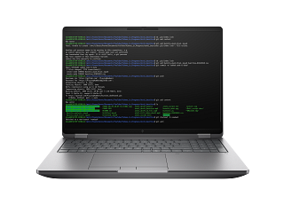 Hp zbook fury 16 g1i 98l81et profesionalna mobilna delovna postaja sprednji pogled