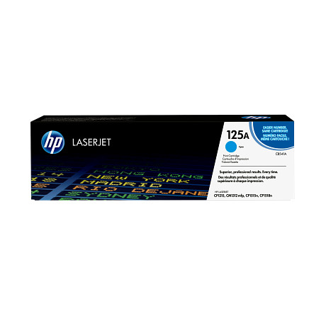 HP 125A CB541A Ciánkék toner / festékkazetta Color Laserjet CP1215 CP1217 CP1515 CP1518 CM1312 nyomtatókhoz (1400 old.)