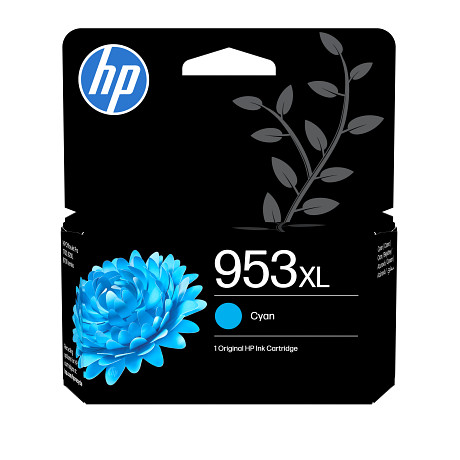 HP 953XL F6U16AE cián tintapatron eredeti F6U16AE OfficeJet 7730 7720 7740 8210 8218 8710 8715 8720 8725 8730 (1450 old.)