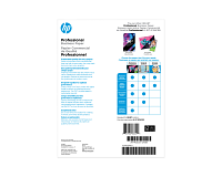 HP Professional Business Paper Matte 48 lb 8.5 x 11 in. (216 x 279 mm) 150 sheets