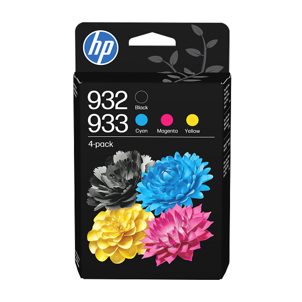 HP 932 Black HP 933 Cyan  Magenta Yellow  EMEA Ink Cartridge 4-pack 6ZC71AE #LS1