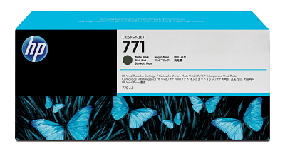HP 771 775-ml Matte Black DesignJet Ink Cartridge