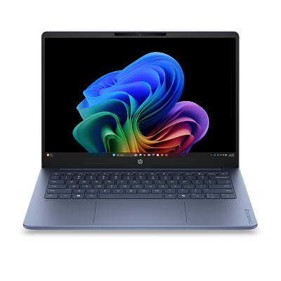 HP OmniBook 3 Laptop Next Gen AI 14, Windows 11 Home, 14", Snapdragon® X, 16GB RAM, 256GB SSD, 2K, Starlit blue