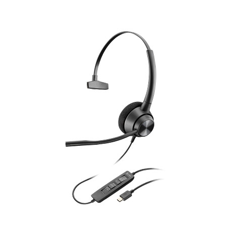 HP 760Q8AA Poly EncorePro 310 USB-C monaurális headset, TAA