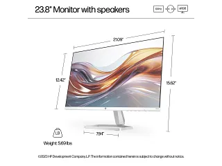 【こむぎ】HP Series 5 524sa FHD ディスプレイ Amazon.com: HP Series 5 524sa Monitor with Speakers