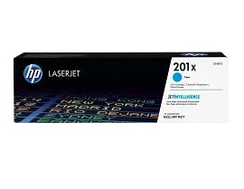 HP 201X High Yield Cyan Original LaserJet Toner Cartridge, CF401X