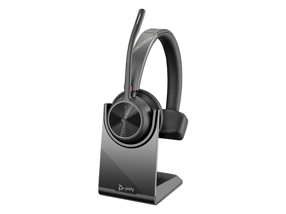 Poly Voyager 4310-M Microsoft Teams Certified Headset with charge stand - Afbeelding 2 van 8