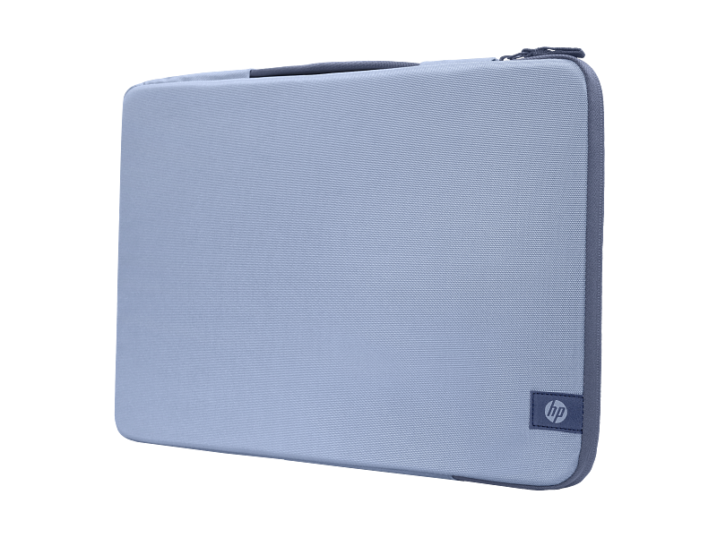 HP Protective 15 to 16-inch Notebook Sleeve in ice blue, right-facing view