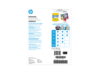 HP Enhanced Business Paper, Matte, 40 lb, 8.5 x 11 in. (216 x 279 mm), 150 sheets Q6543A - Img_Rear_320_240