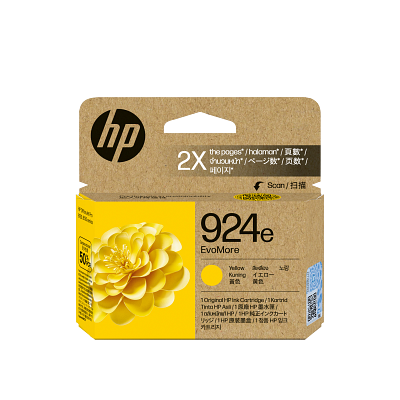 HP 924e EvoMore Yellow Original Ink Cartridge