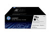 HP 78A CE278AD 2db 78A fekete toner / festékkazetta Laserjet P1566 P1606 M1536 nyomtatókhoz (2*2100 old.)