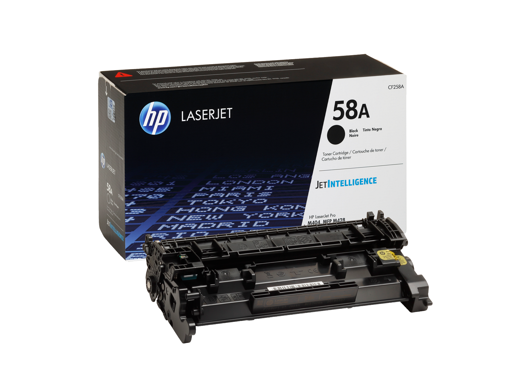 HP 58A Black Original LaserJet Toner Cartridge, ~3,000 pages, CF258A - Afbeelding 1 van 9