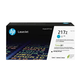 HP 217Z Ultra High Yield Cyan Original LaserJet Toner Cartridge, W2171Z