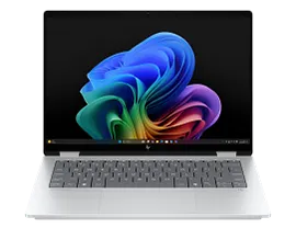 HP OmniBook X Flip 2-in-1 Laptop Next Gen AI 14-fm0047nr 14", Touch screen, Windows 11 Home, Intel® Core™ Ultra 7, 16GB RAM, 512GB SSD, 2K, Glacier silver