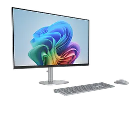 HP OmniStudio X All-in-One Desktop Next Gen AI 32-c1075t PC, Windows 11 Home, 31.5", Intel® Core™ Ultra 7, 16GB RAM, 1TB SSD, 4K UHD, Meteor silver