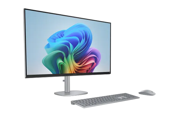 HP OmniStudio X All-in-One Desktop Next Gen AI 32-c1075t PC, Windows 11 Home, 31.5", Intel® Core™ Ultra 7, 16GB RAM, 1TB SSD, 4K UHD, Meteor silver