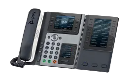 Poly Edge E400 IP Phone and PoE-enabled