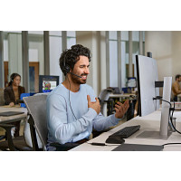 HP C01B6AA Poly Mission 425 Stereo USB Wired Headset