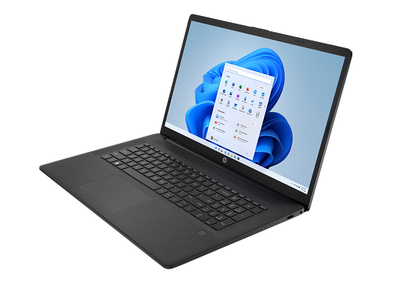 HP Laptop 17-cp3047nr 17.3",&nbsp;Windows 11 Home, &nbsp;AMD Ryzen&trade; 7,&nbsp;16GB RAM,&nbsp;512GB SSD,&nbsp;FHD,&nbsp;Jet black - Left
