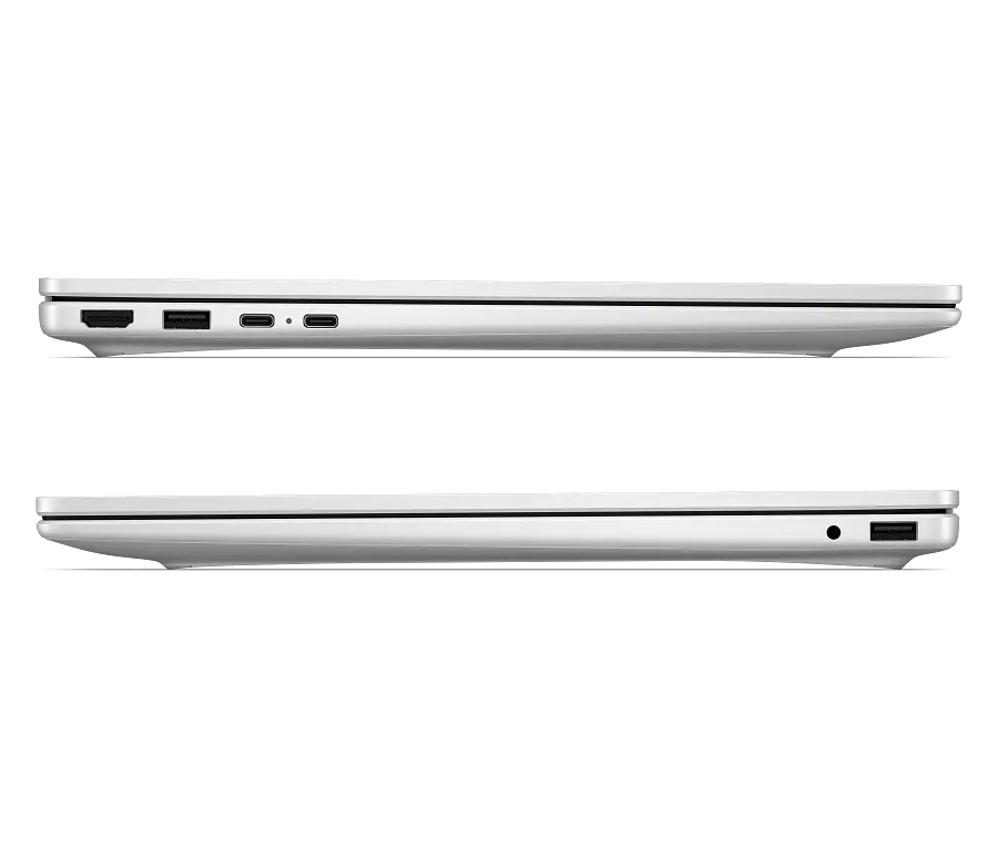 Hp omnibook 5 16-br0171ng | amd ryzen ai 7 250 | 16gb ram 512gb ssd | 16" wuxga oled 300 nits | windows 11 | prenosnik 2 Hp omnibook 5 16-br0171ng prikaz priključkov