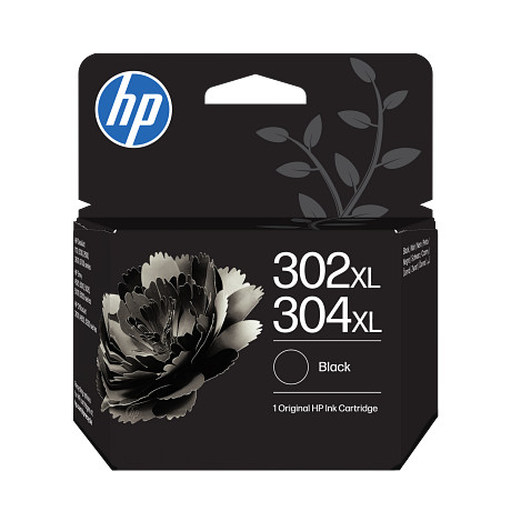 HP 302XL/304XL B7RT9AE fekete eredeti tintapatron Deskjet 1110 2130 3630 26xx 37xx Envy 4520 OfficeJet 3830 4650 (300 old.)