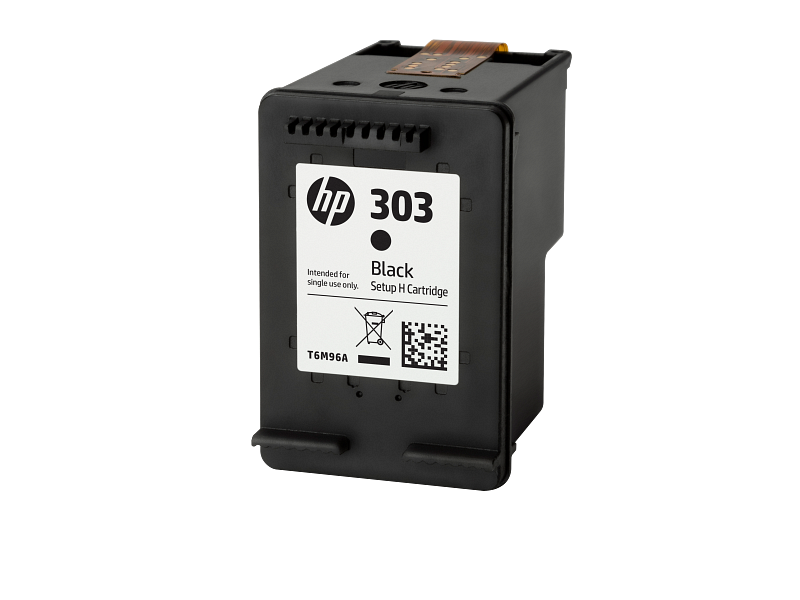 Cartouche Encre Noire HP 303 Authentique - T6N02AE Pour HP Envy Photo Et Tango