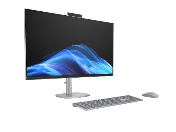 HP OmniStudio X All-in-One Desktop Next Gen AI 32-c1075t PC, Windows 11 Home, 31.5", Intel® Core™ Ultra 7, 16GB RAM, 1TB SSD, 4K UHD, Meteor silver