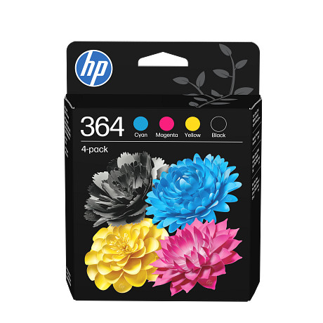 HP 364 N9J73AE fekete ciánkék bíbor sárga tintapatron eredeti kombinált csomag N9J73AE (250/3x299 old.)