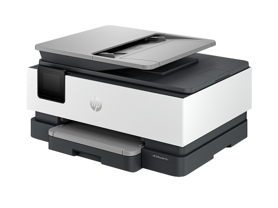 HP OfficeJet Pro 8135e Wireless All-in-One Printer with 3 Months of Instant Ink for free with HP+, AI-enabled - Left