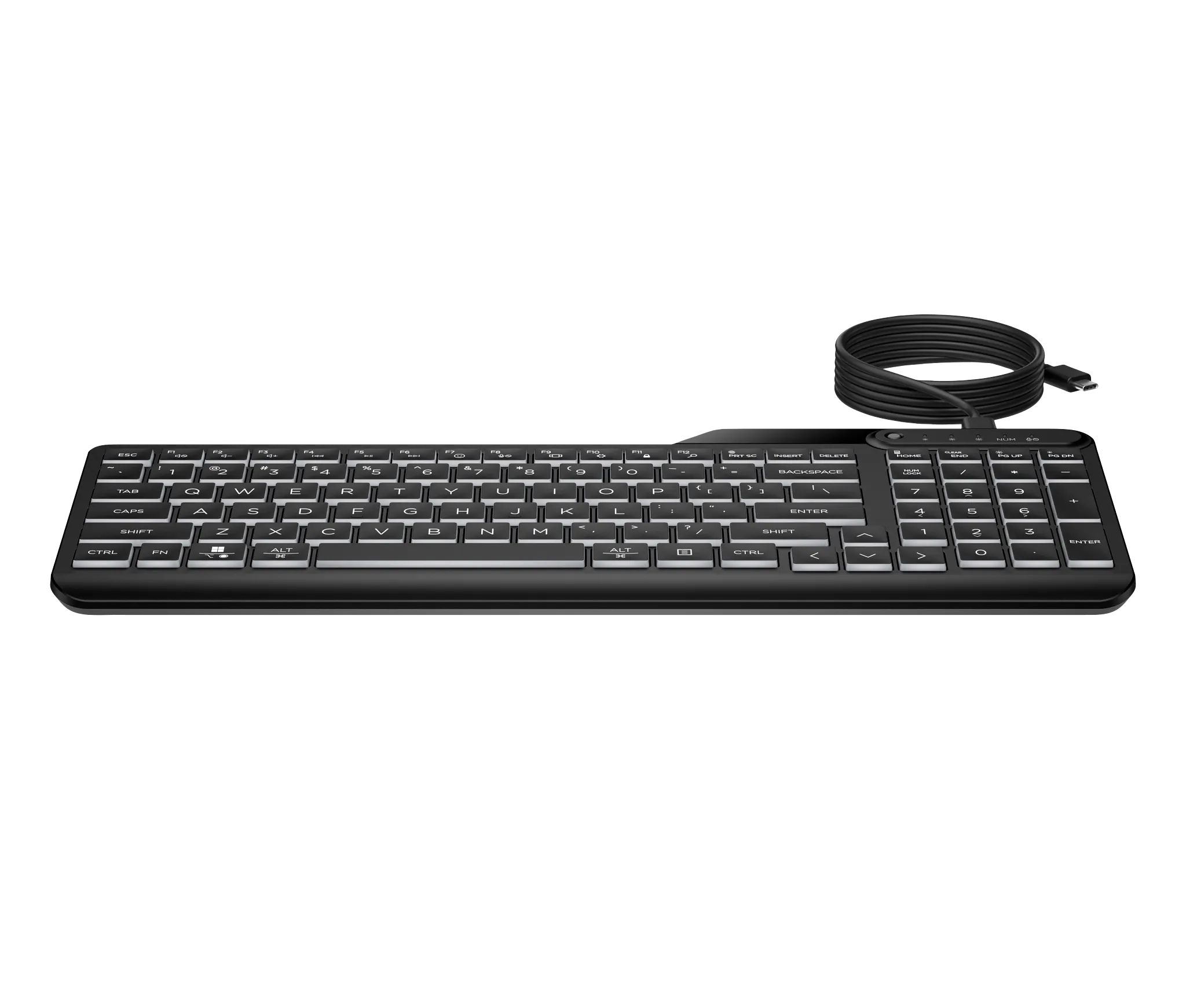 HP 400 Backlit Wired Keyboard