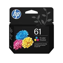 HP 61 Tri-Color Original Ink Cartridge, C0PA5AN